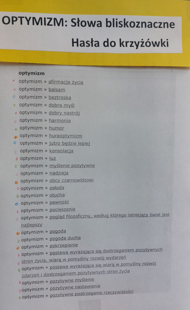 relacja z działań samorządu